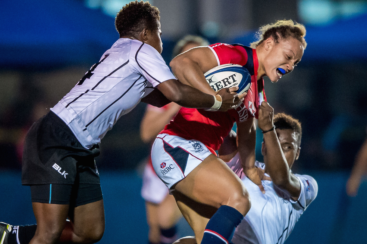 Natasha Olson-Thorne was too much to handle for the Fiji defence