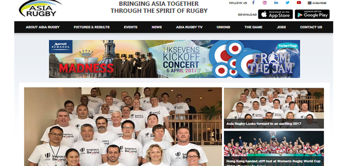 Asia Rugby website