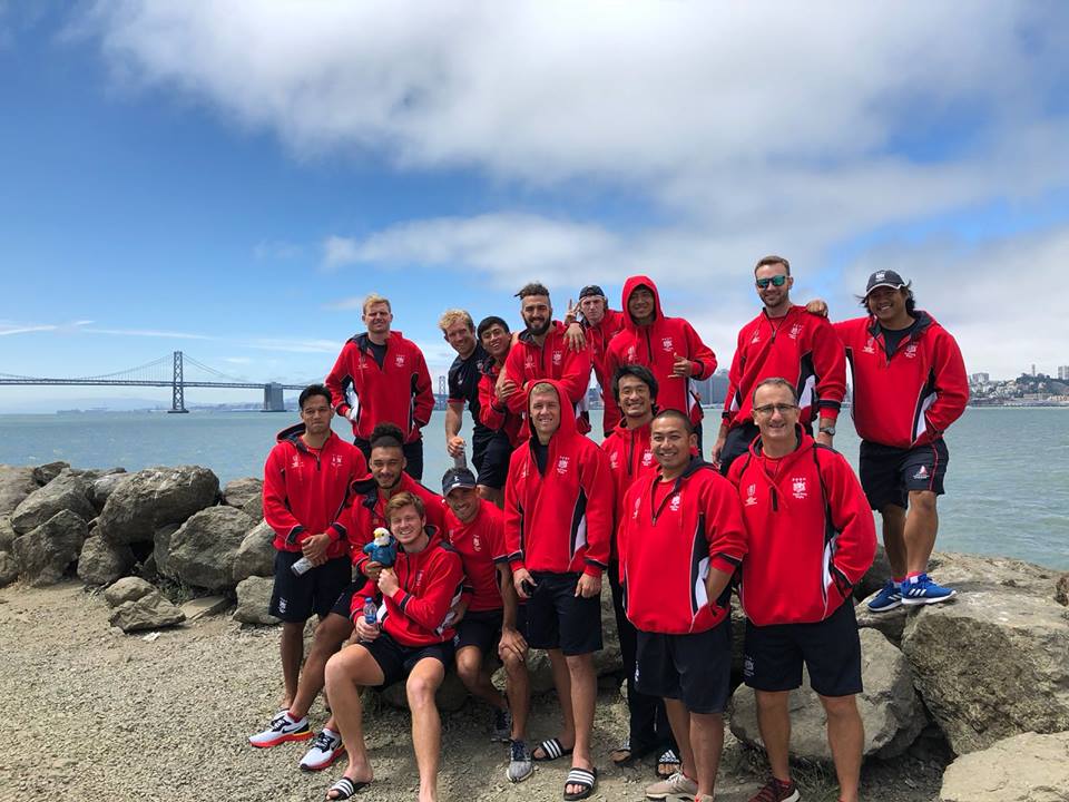 Hong Kong Men;s 7s team at the Rugby World Cup Sevens 2018