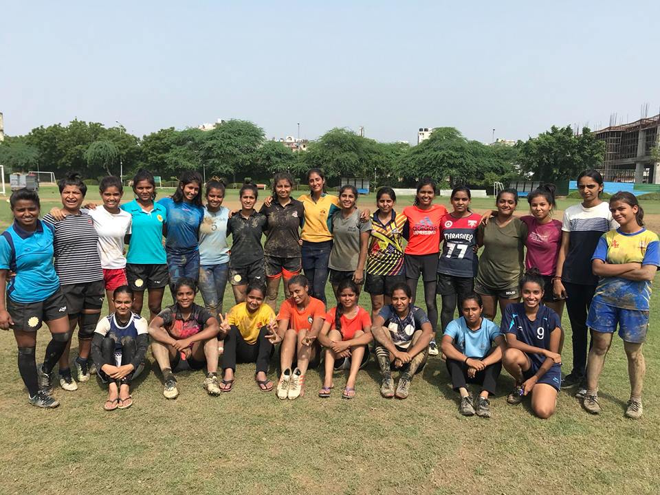 trophy tour  Delhi  Girls Team 