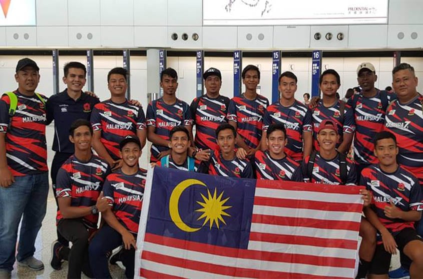 Asia Rugby U20 Seven’s Team Malaysia 