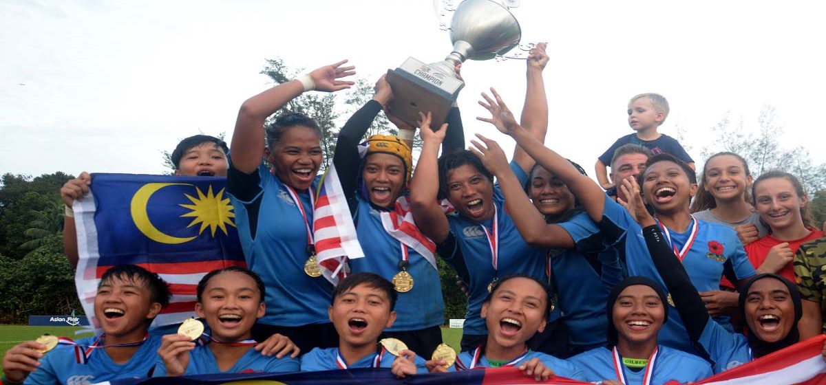 Asia Rugby Sevens trophy Brunei