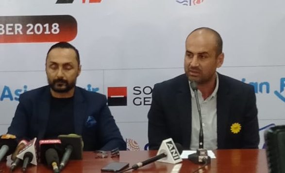 Rahul Bose and GM Rugby India Nasser Hussein