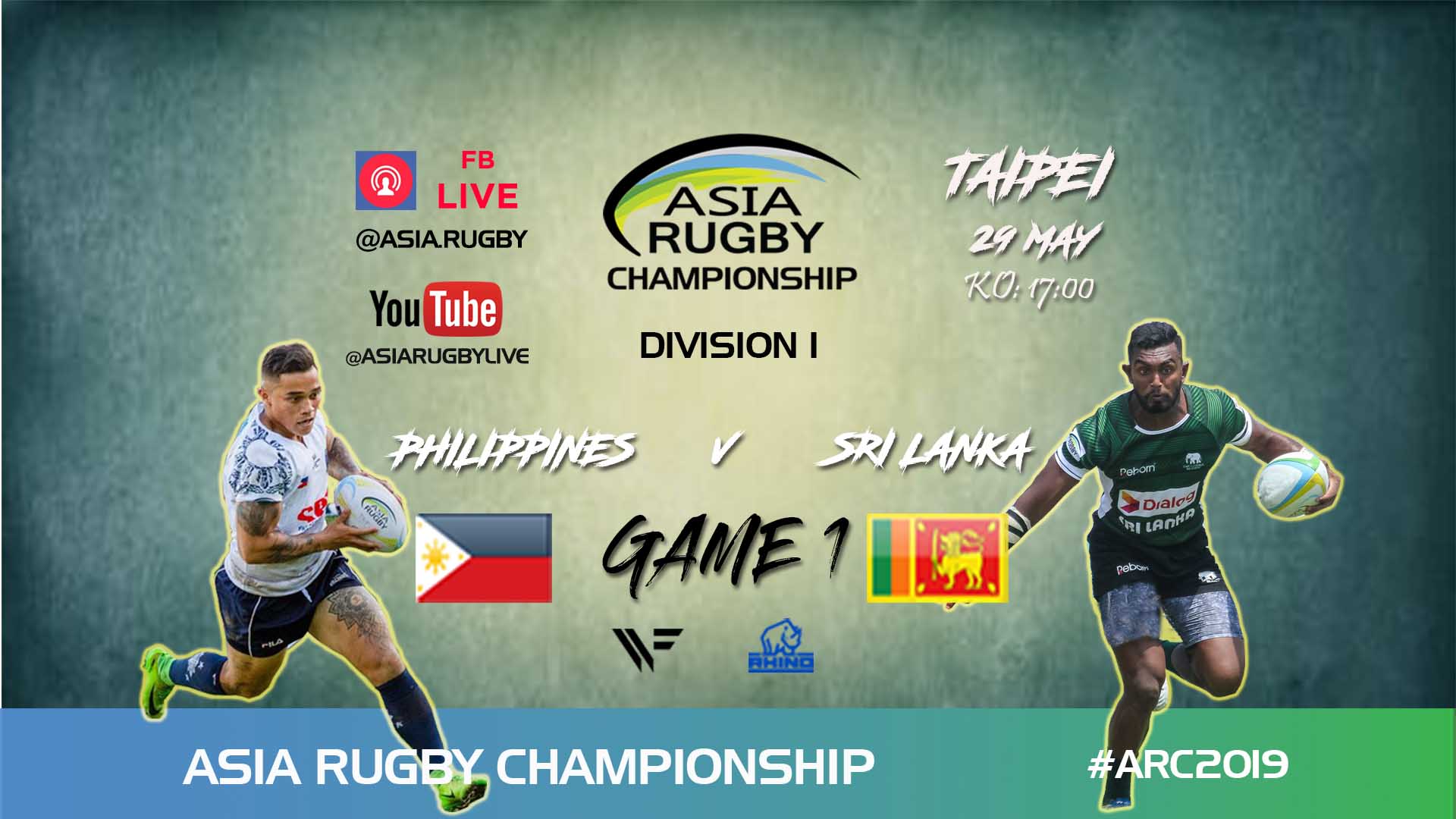 Live Streaming Philippines v Sri Lanka ARC 2019 Div 1 LINK!