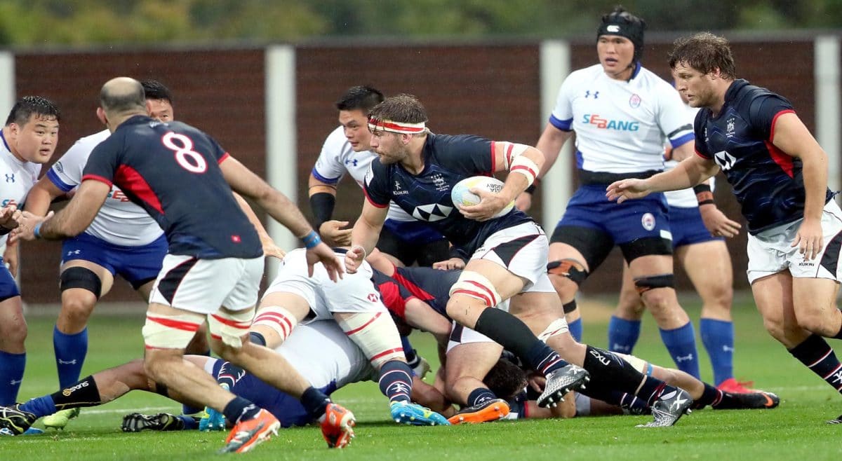 Korea v Hong Kong Qualification process for Rugby World Cup 2023 in France.