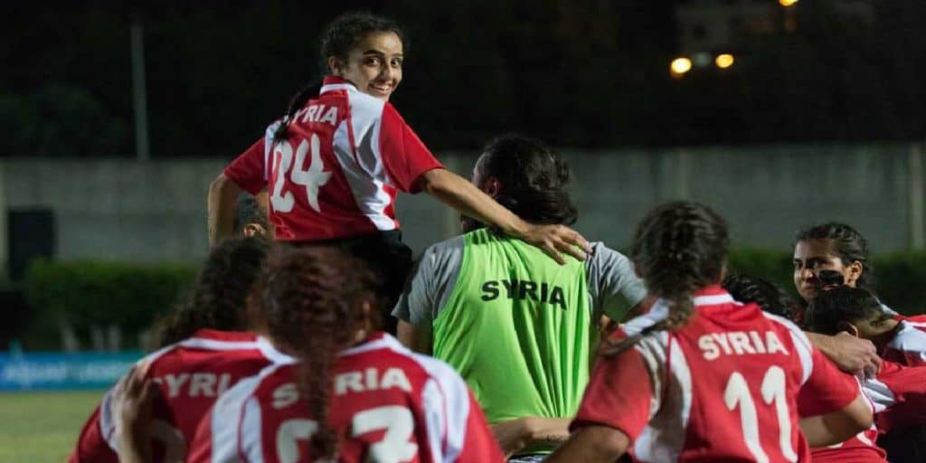 Syrian women In rugby