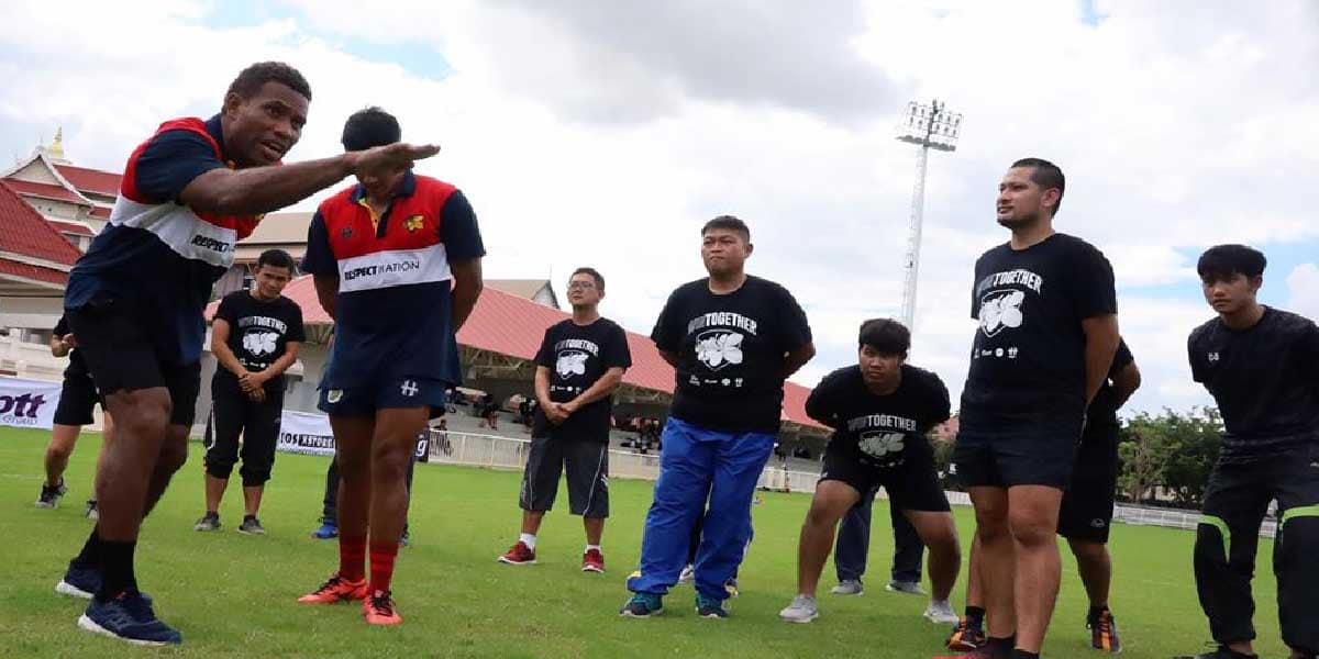 Chang Rugby Clinic on Tour 2020