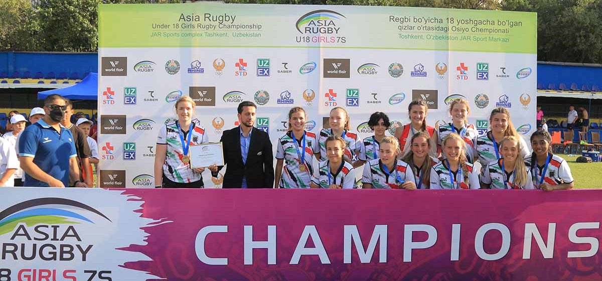 U-18 Girls Rugby 7s Champions