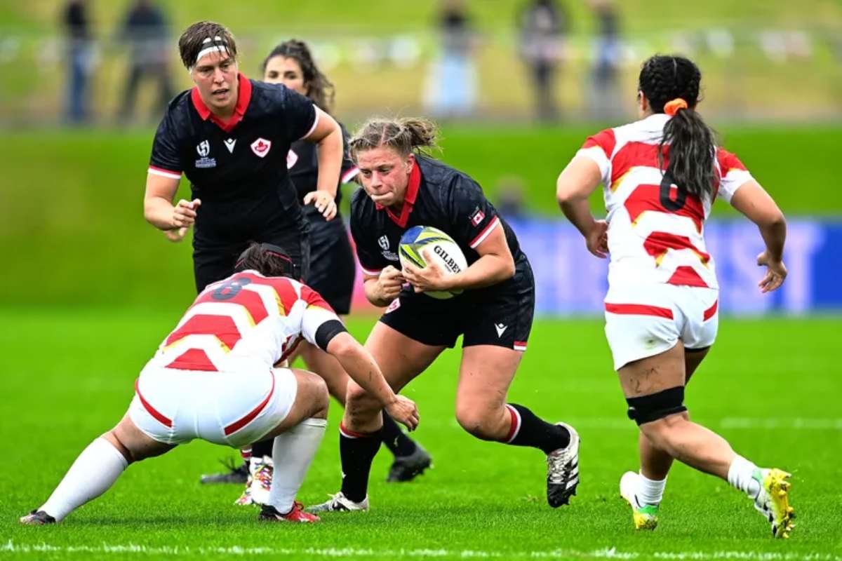 The bonus point was secured by Canada in the first half against Japan in Pool B