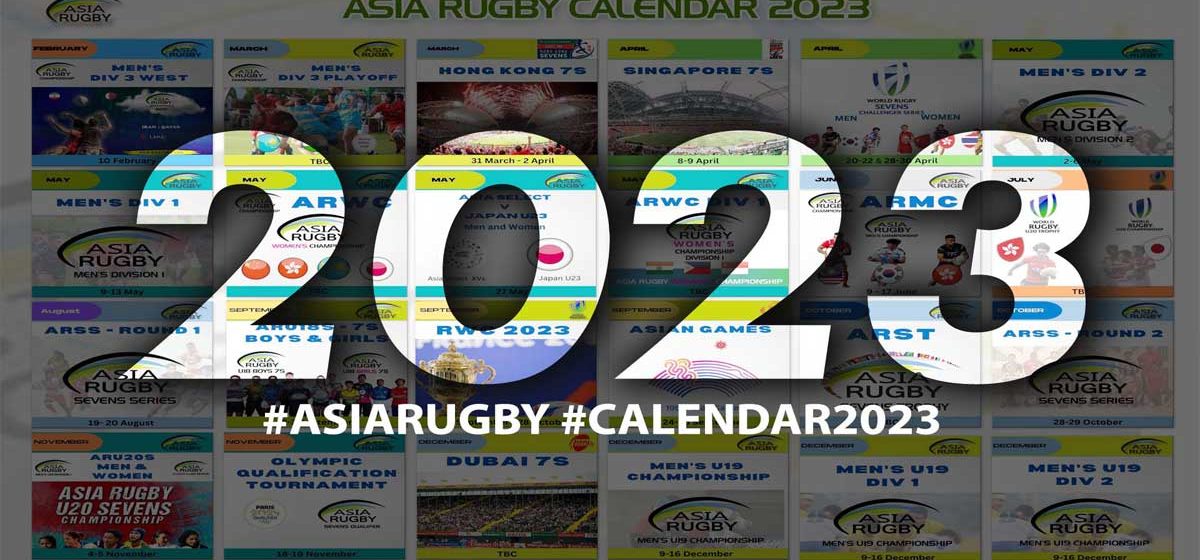Asia Rugby 2023 Calendar
