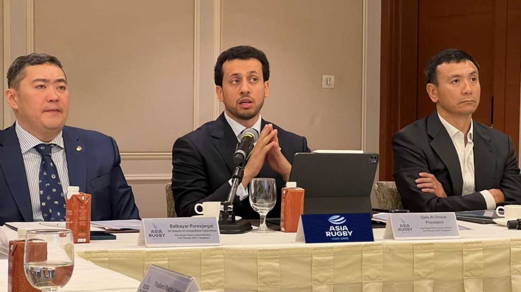 Asia Rugby Grand League sees lights in May 2024 - Asia Rugby