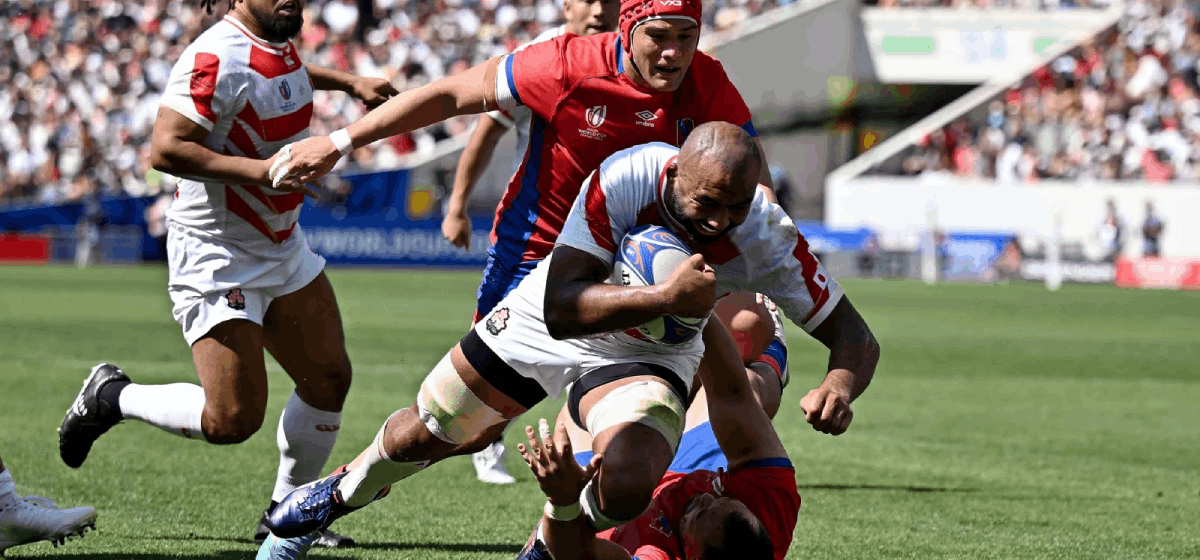 Japan score six tries to beat Chile
