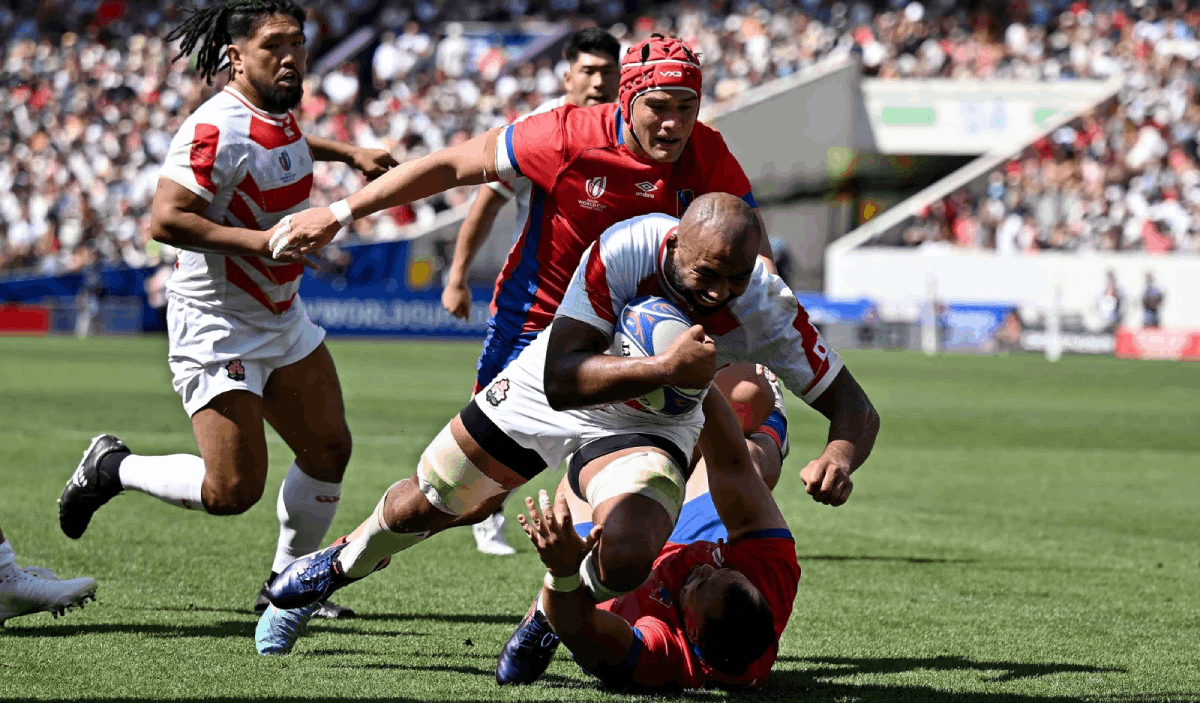 Japan score six tries to beat Chile