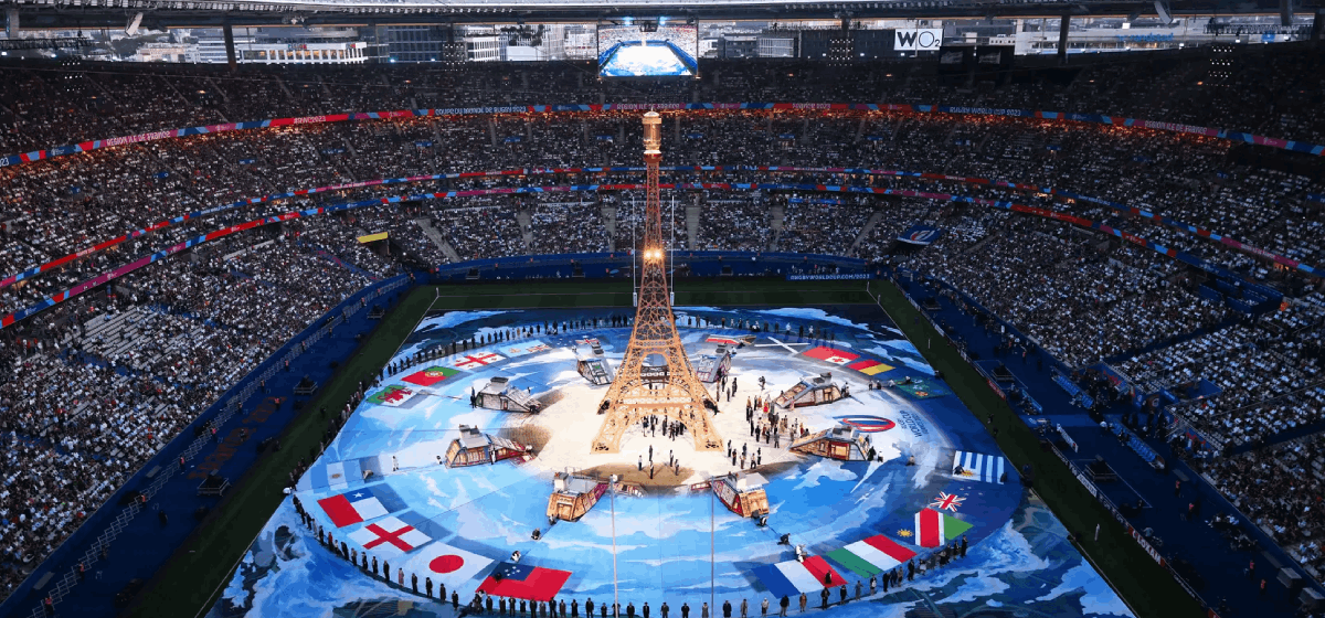 Rugby World Cup opening ceremony.