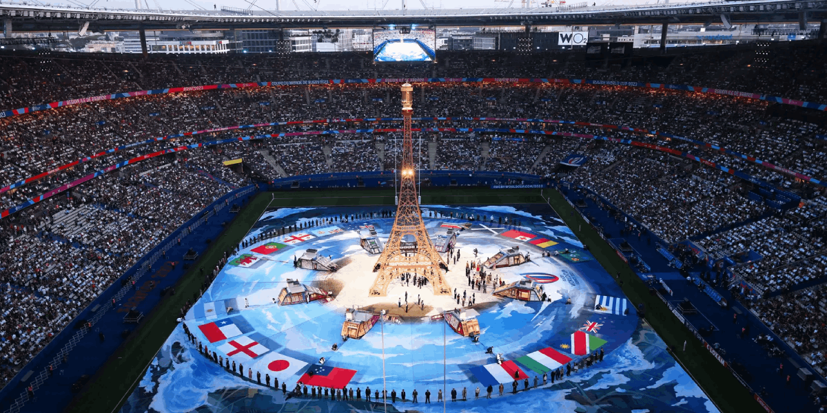 Rugby World Cup opening ceremony.
