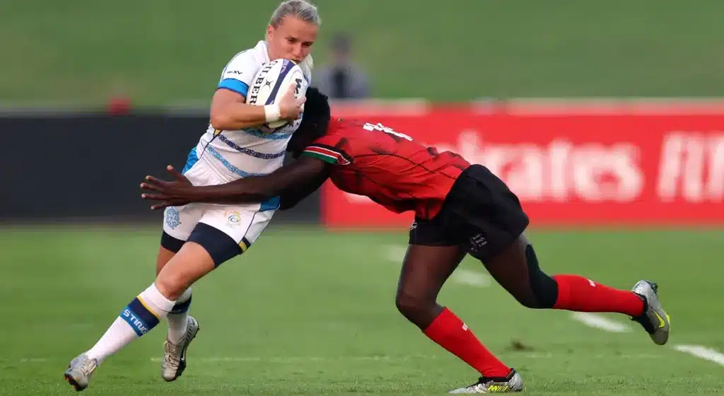 Kazakhstan withstood an intense late period of pressure from Kenya to secure their first win in WXV3 in Dubai