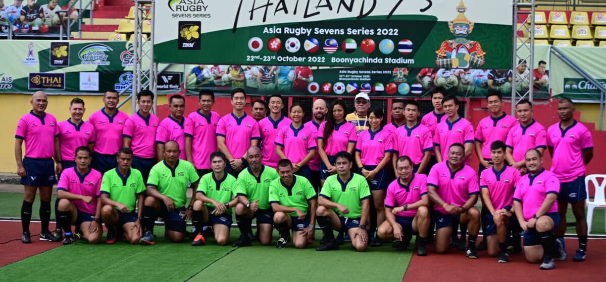 Match Officials for the Asia Rugby Sevens Series Finale