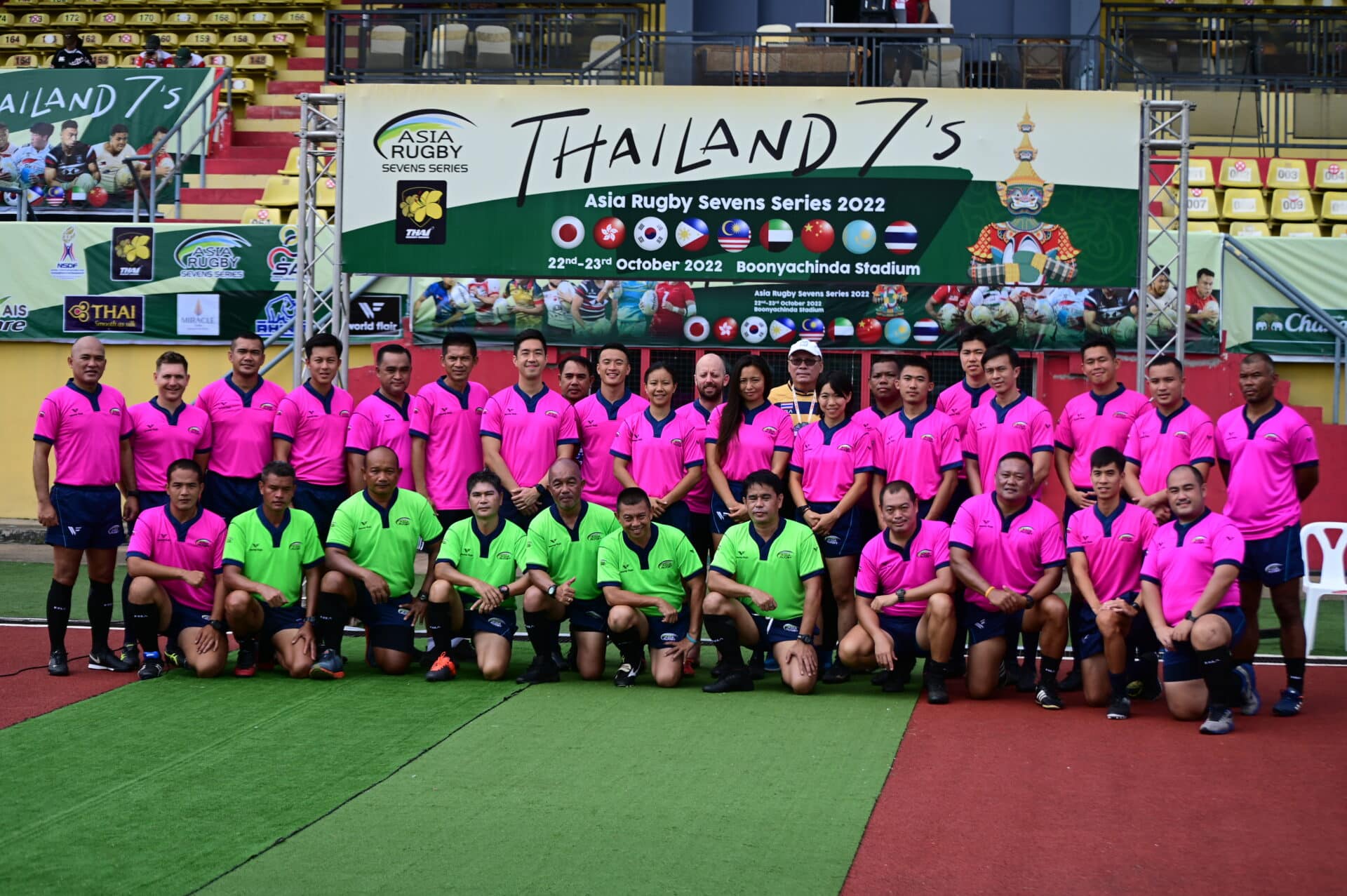 Match Officials for the Asia Rugby Sevens Series Finale