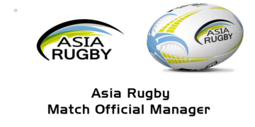 Asia Rugby Match Official Manager