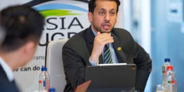 Asia Rugby President Qais Al Dhalai