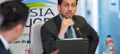 Asia Rugby President Qais Al Dhalai