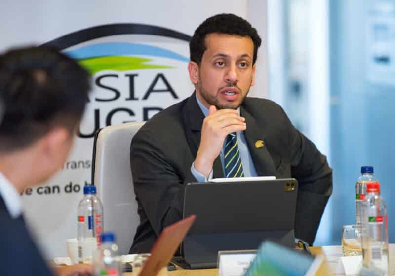 Asia Rugby President Qais Al Dhalai