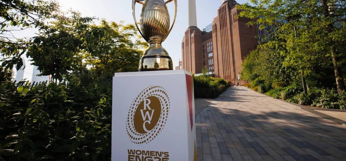 Rugby World Cup trophy