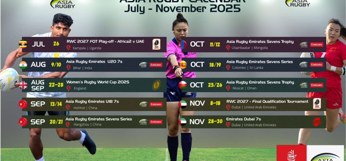 Asia Rugby Emirates Sevens Calendar 2025