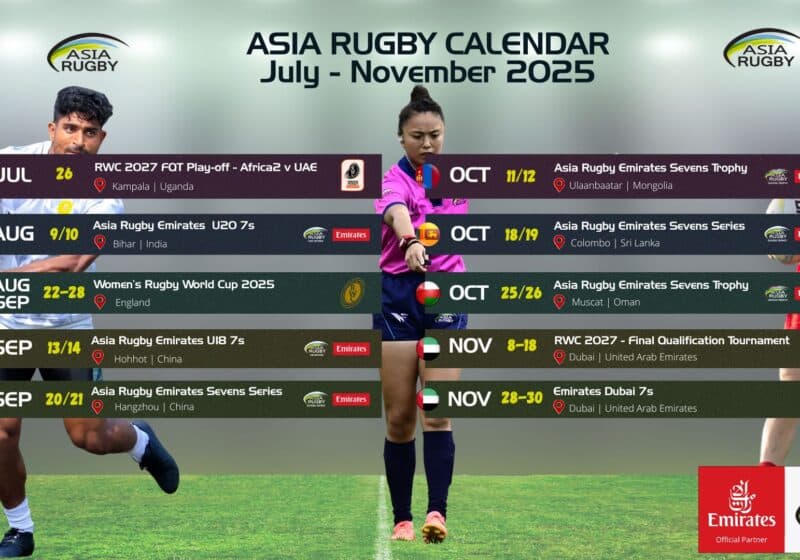 Asia Rugby Emirates Sevens Calendar 2025