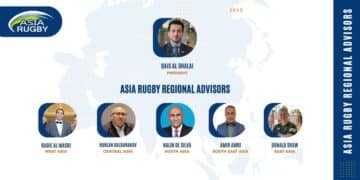 Five Regional Advisors Asia Rugby