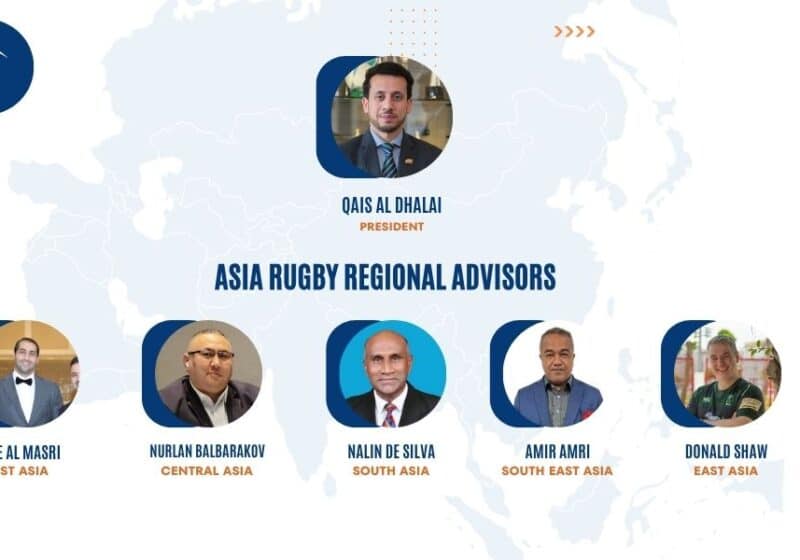 Five Regional Advisors Asia Rugby
