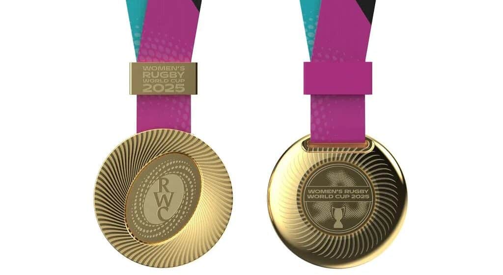 Women’s Rugby World Cup 2025 medals