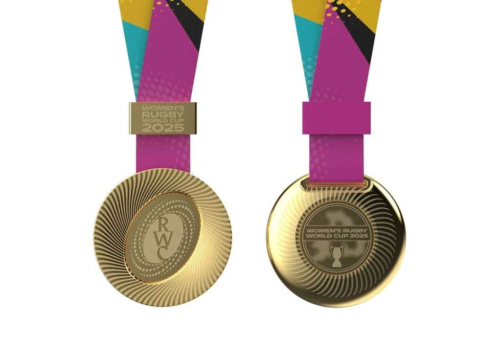 Women’s Rugby World Cup 2025 medals