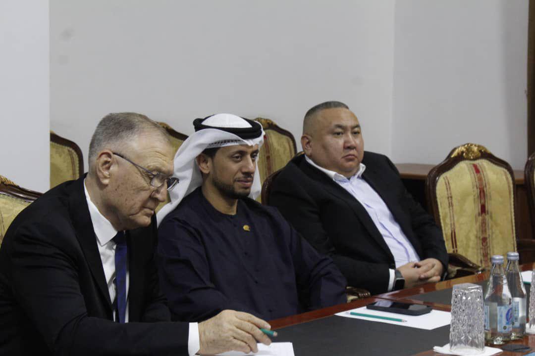 Asia Rugby President Qais Al Dhalai, accompanied by Nurlan Balbarakov, Regional Advisor to the President for Central Asia, and Kakhramon Djalilov, Secretary General of Uzbekistan Rugby,