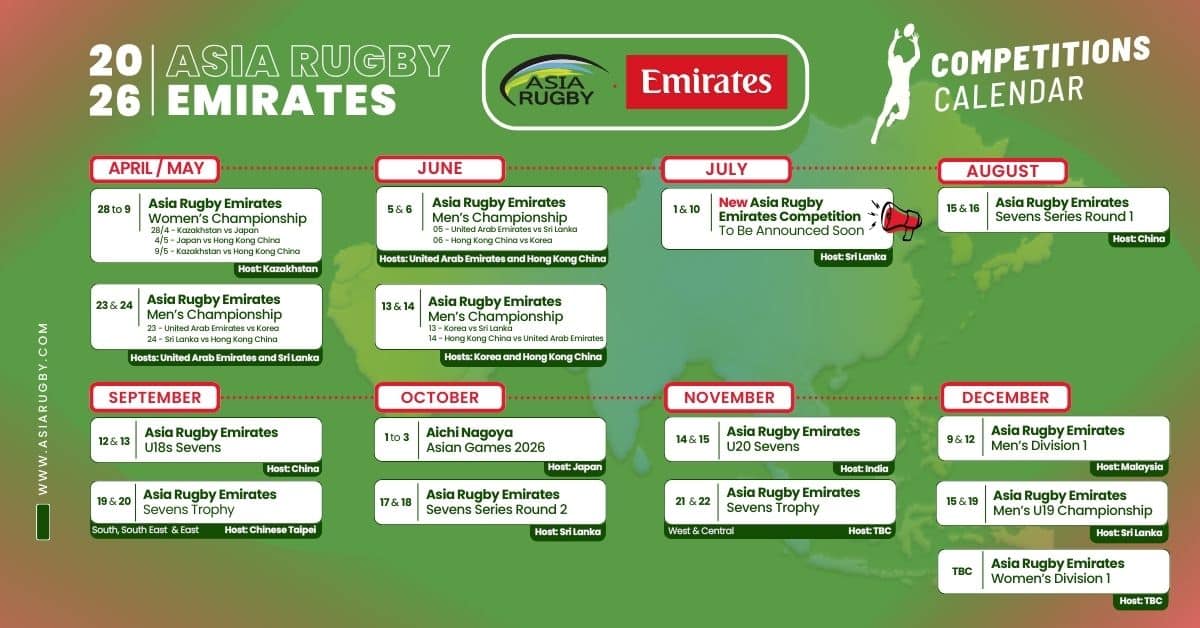 2026 Emirates Competitions Calendar