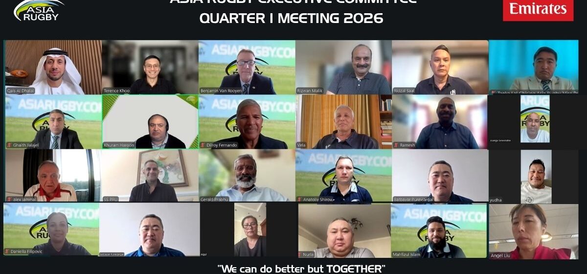 Asia Rugby Executive Committee Highlights Progress, Growth and Unity at Q1 2026 Meeting