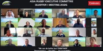 Asia Rugby Executive Committee Highlights Progress, Growth and Unity at Q1 2026 Meeting