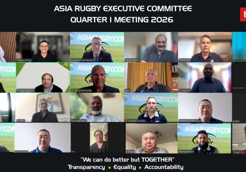Asia Rugby Executive Committee Highlights Progress, Growth and Unity at Q1 2026 Meeting